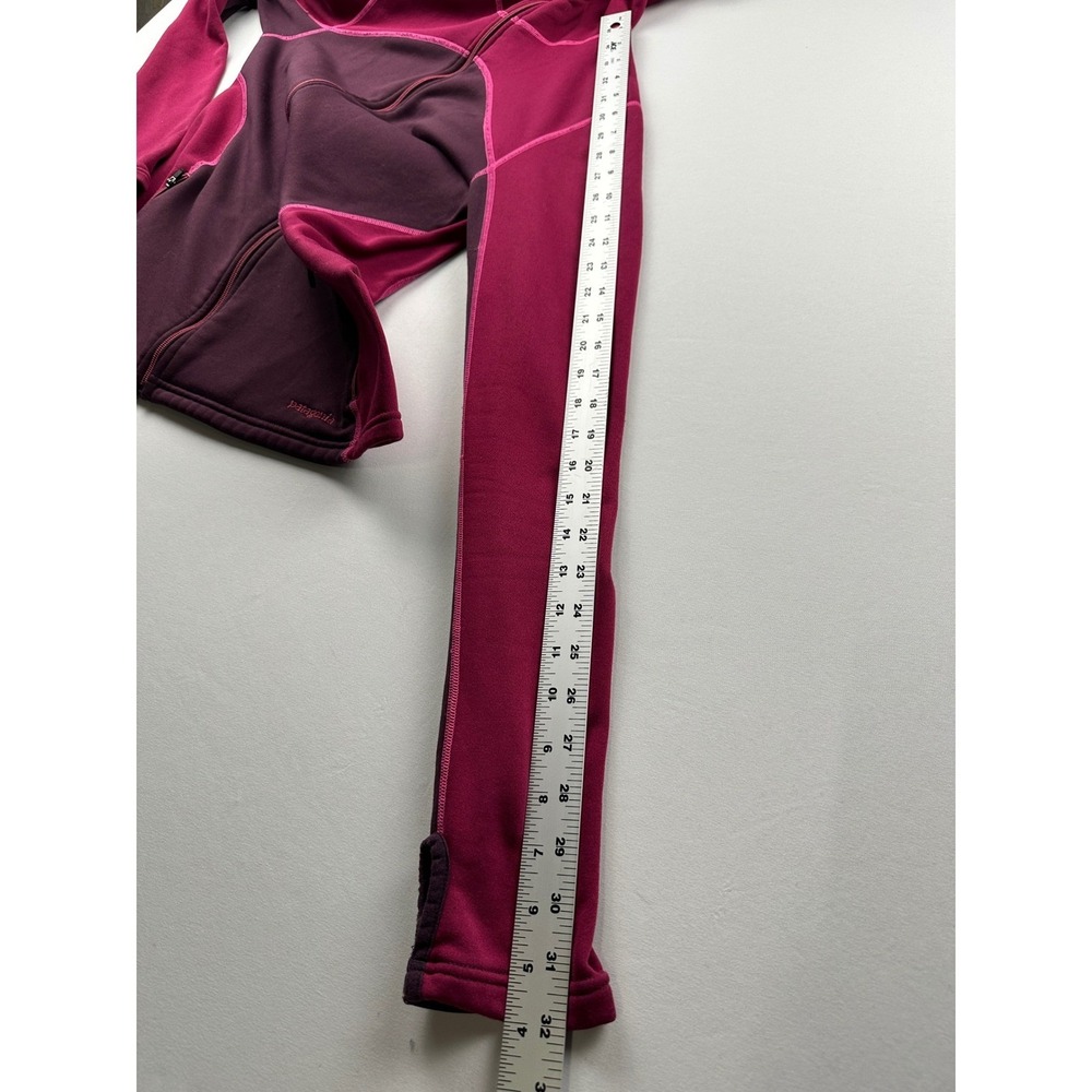 Patagonia Polartec Lightweight Full-Zip Hoody Deep Plum W's Medium Jacket - Picture 8 of 12